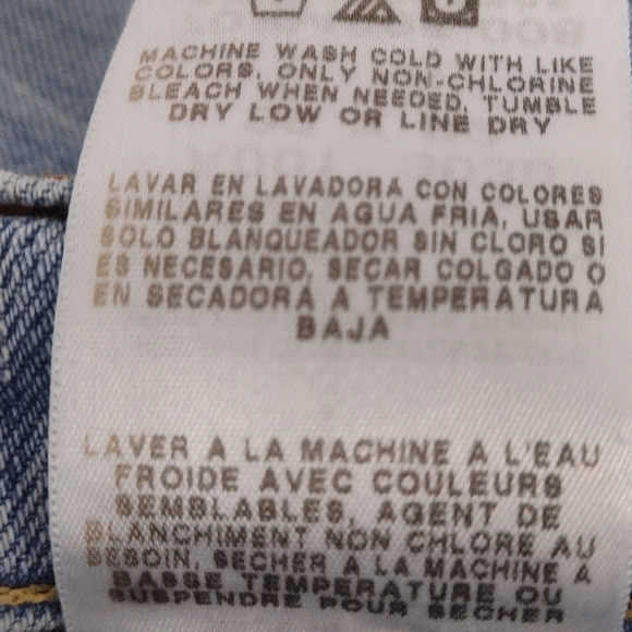 Wrangler Retro Disstres Denim Blue Shorts Size (38) - Picture 5 of 12